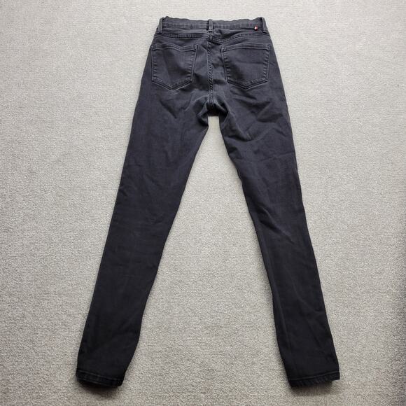 Tommy Hilfiger Womens Size 2 Greenwich Skinny Jeans Black Washed - Picture 2 of 9